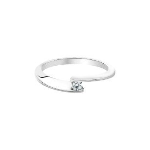 Bague Envol - Solitaire Duo