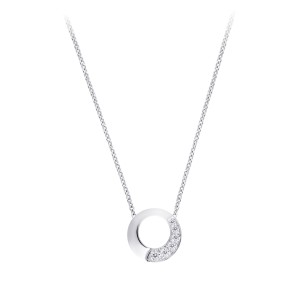 Collier Envol - Cercle semi-pavé Lizzy