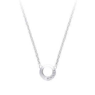 Collier Envol - Cercle semi-pavé Lily