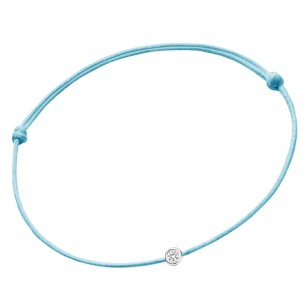 Bracelet serti clos cordon bleu - Only Diamond