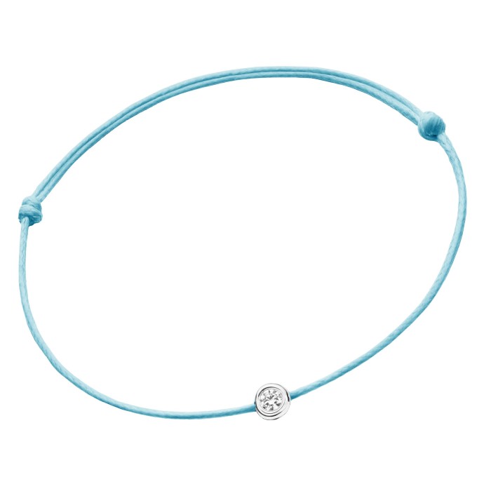 Bracelet serti clos cordon bleu - Only Diamond