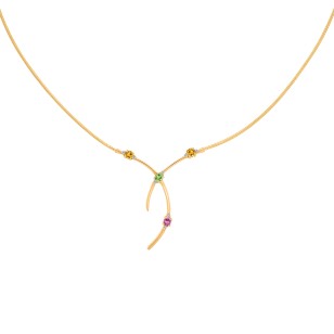 Collier Saphirs Ceylan de couleur - Baia