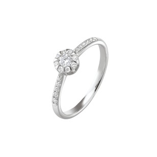 Bague solitaire accompagné Lilibeth - Versailles