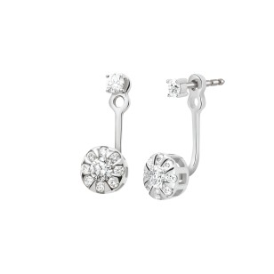 Boucles d'oreilles ear jacket 2 en 1 - Versailles